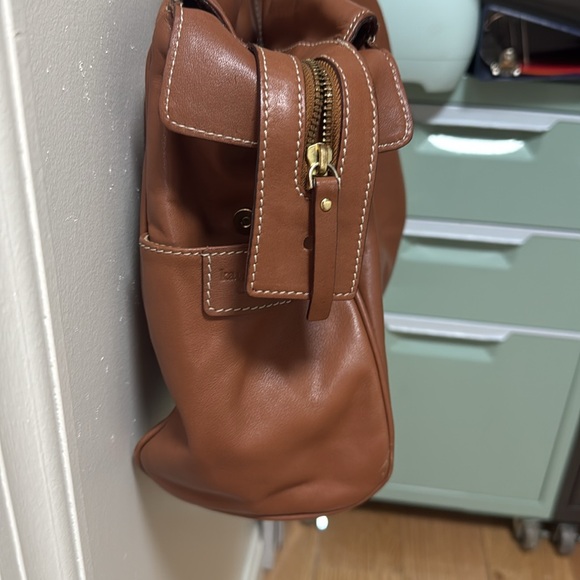 Kate Spade Brown leather Sachel Handbag Purse classic - Picture 7 of 7